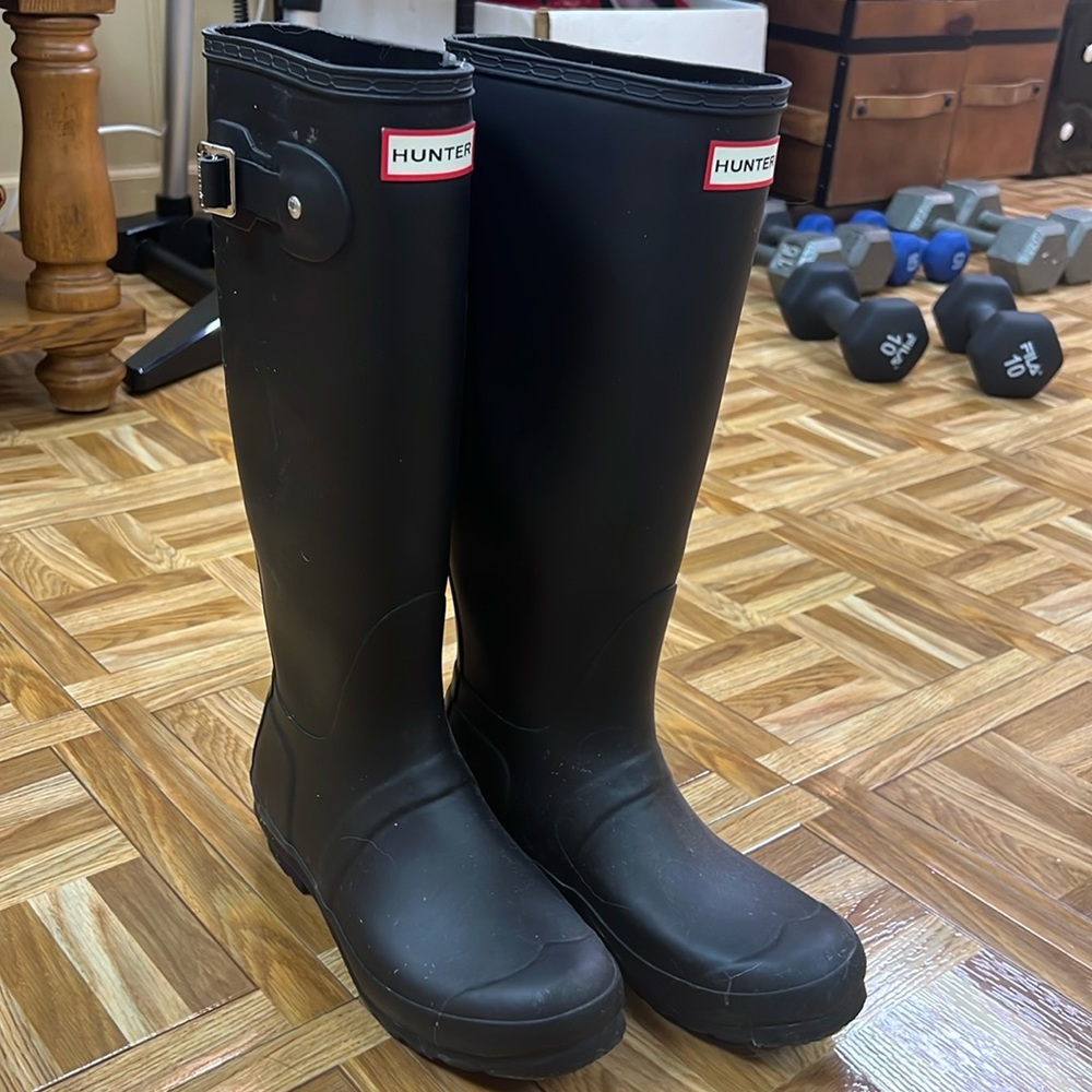 Hunter Black Women's Winter & Rain Boots